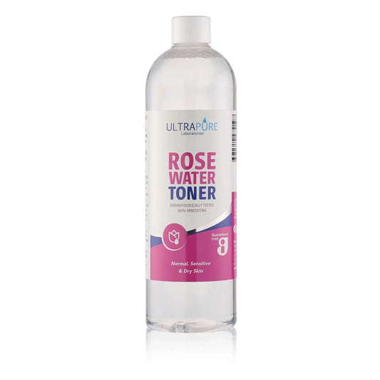Ultrapure rose water toner