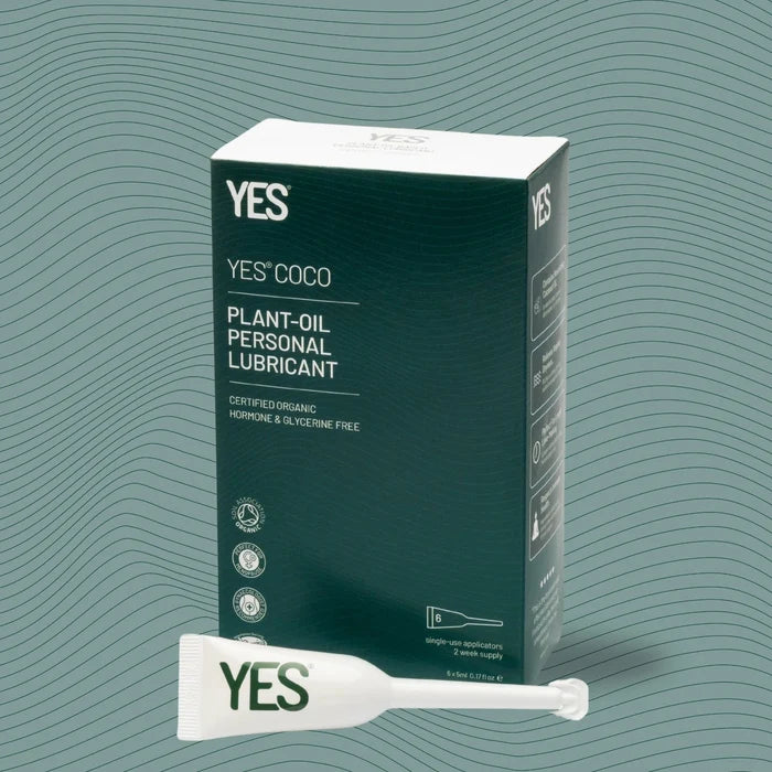 YES COCO Plant Oil Personal Lubricant 6 single-use applicators