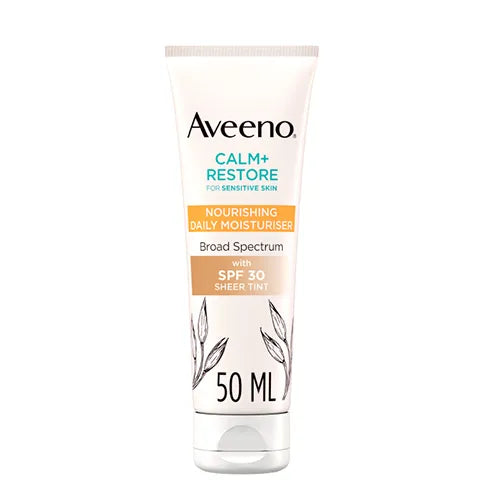 Aveeno Calm + Restore Moisturiser SPF30 50ml