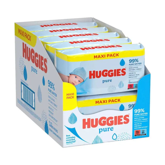 Huggies 99% Pure Water Wipes Bulk Offer (10 x 72 Packs)