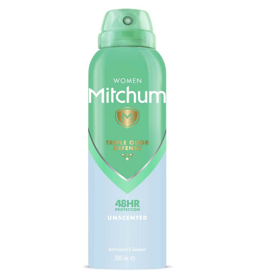 Mitchum Advanced Women's 48hr Protection Unscented Anti-Perspirant 200ml