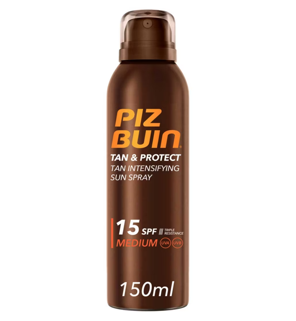 Piz Buin Tan & Protect Tan Intensifying Sun Cream Spray SPF15 200ml