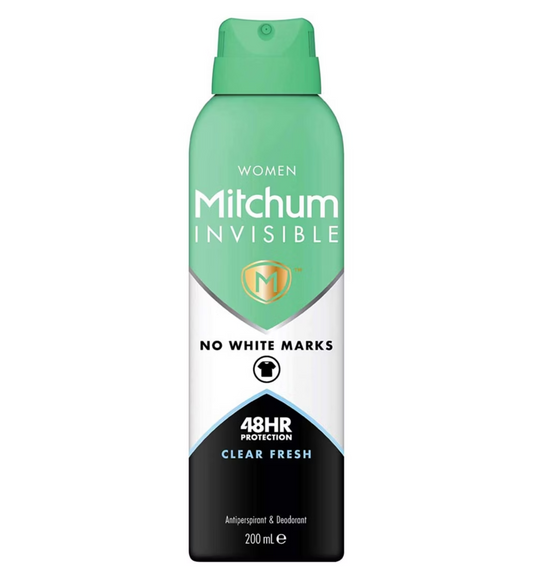 Mitchum Invisible Women's 48 Hr Protection Pure Energy Anti-Perspirant 200ml