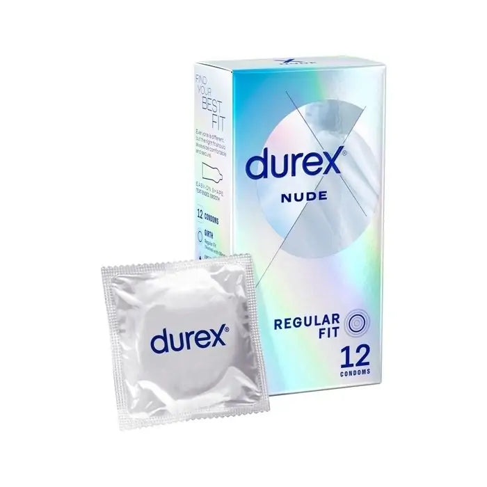 Durex Nude Regular Fit Condoms 12pk