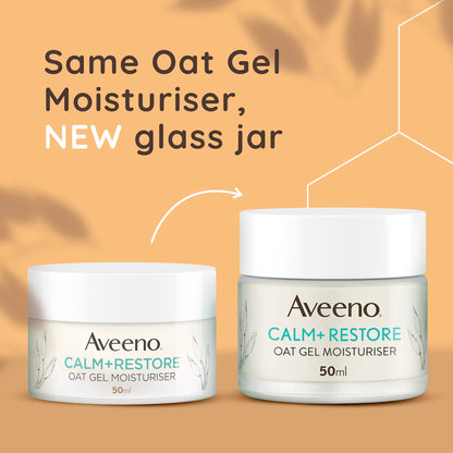 AVEENO CALM+RESTORE OAT GEL MOISTURISER  50ML