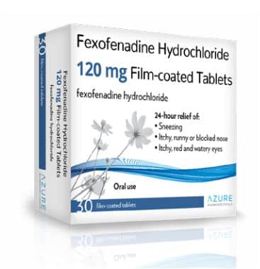 Fexofenadine 120 mg Tablets (30)
