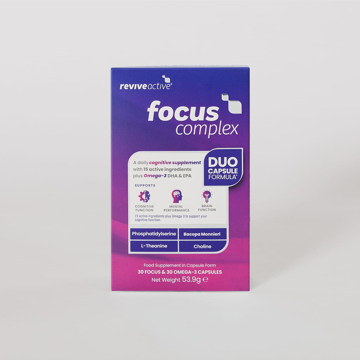 REVIVE ACTIVE FOCUS COMPLEX DUO FORMULA 30+30