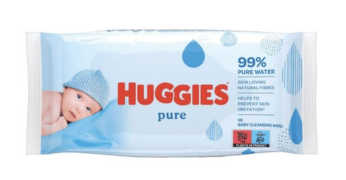 Huggies Pure Wipes 56 Pack