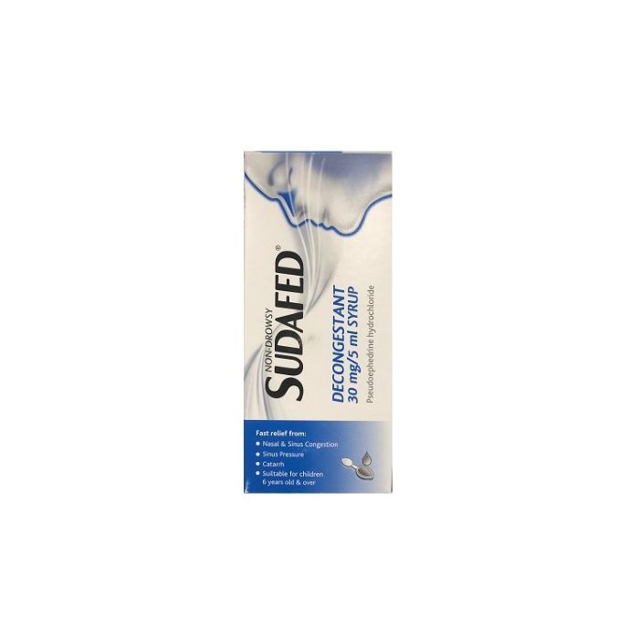 Sudafed decongestant syrup