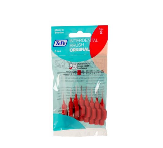 TePe Interdental Brushes Size 2 Red