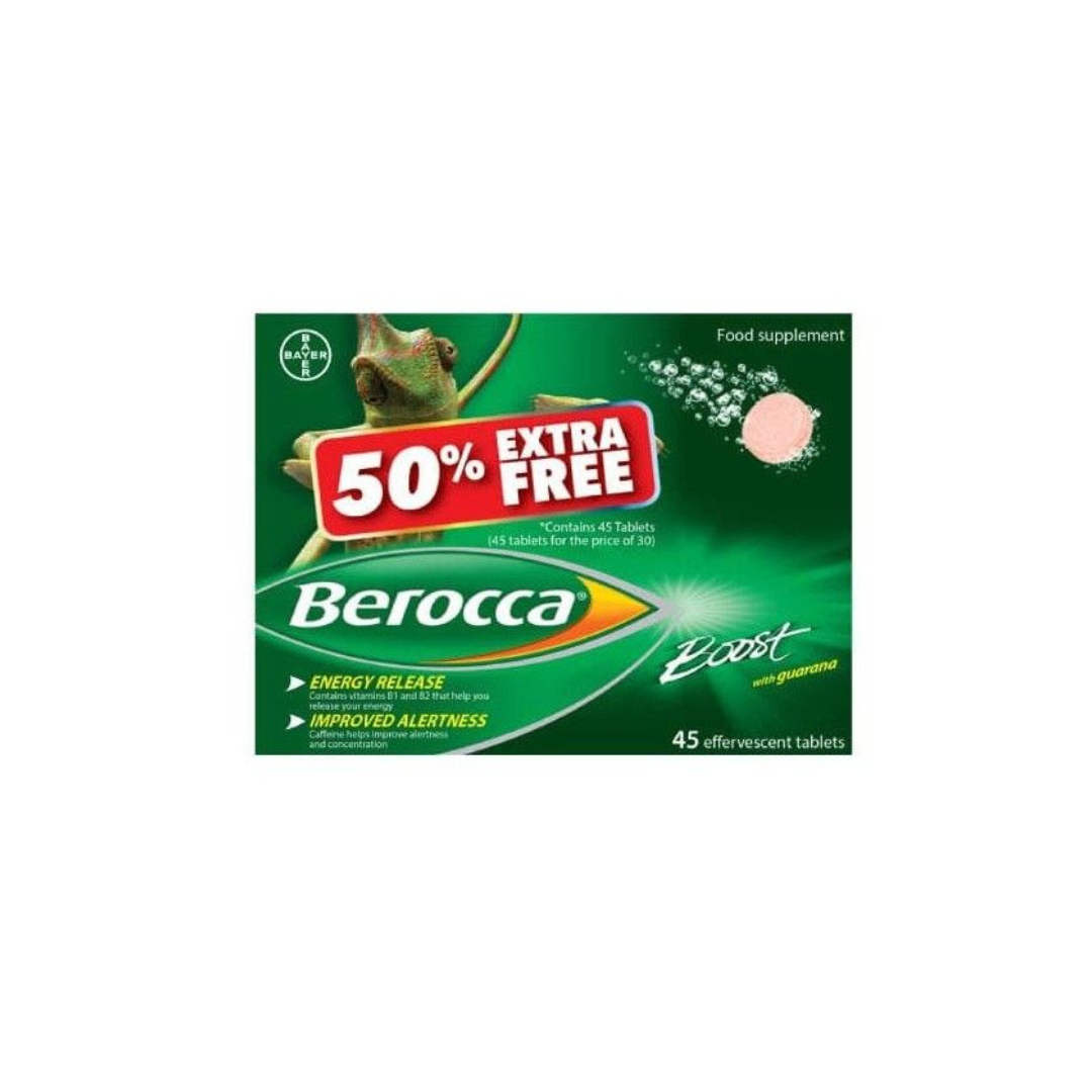 Berocca Boost Effervesenct 30pk + 50% Free