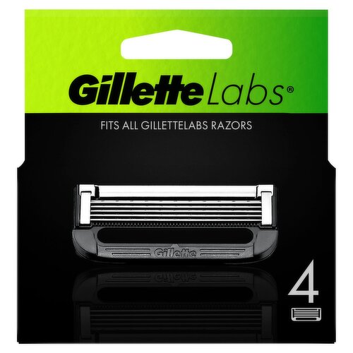Gillette Labs Razor Blades Refill 4's /