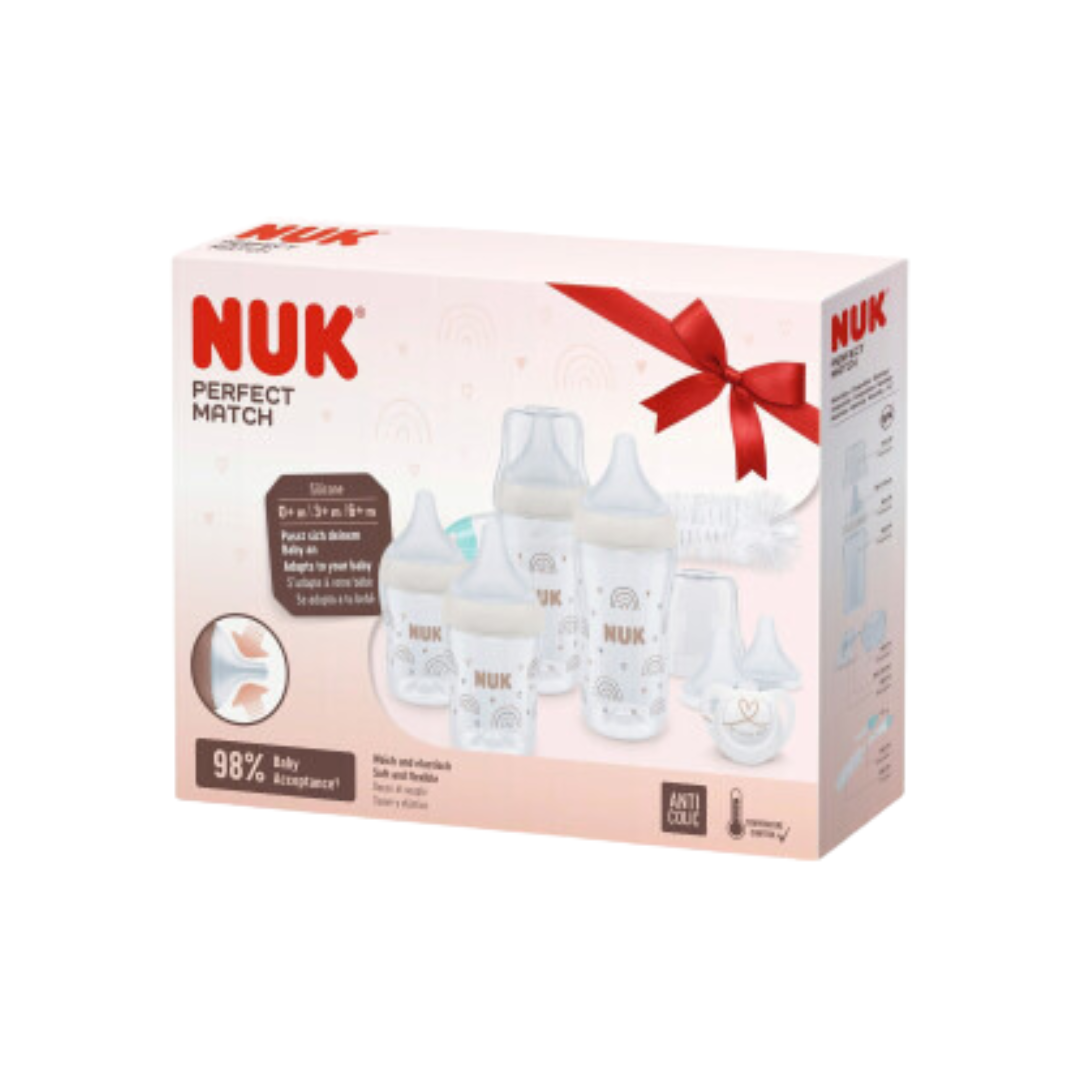 NUK Perfect Match Perfect Starter Set Rainbow 7 piece