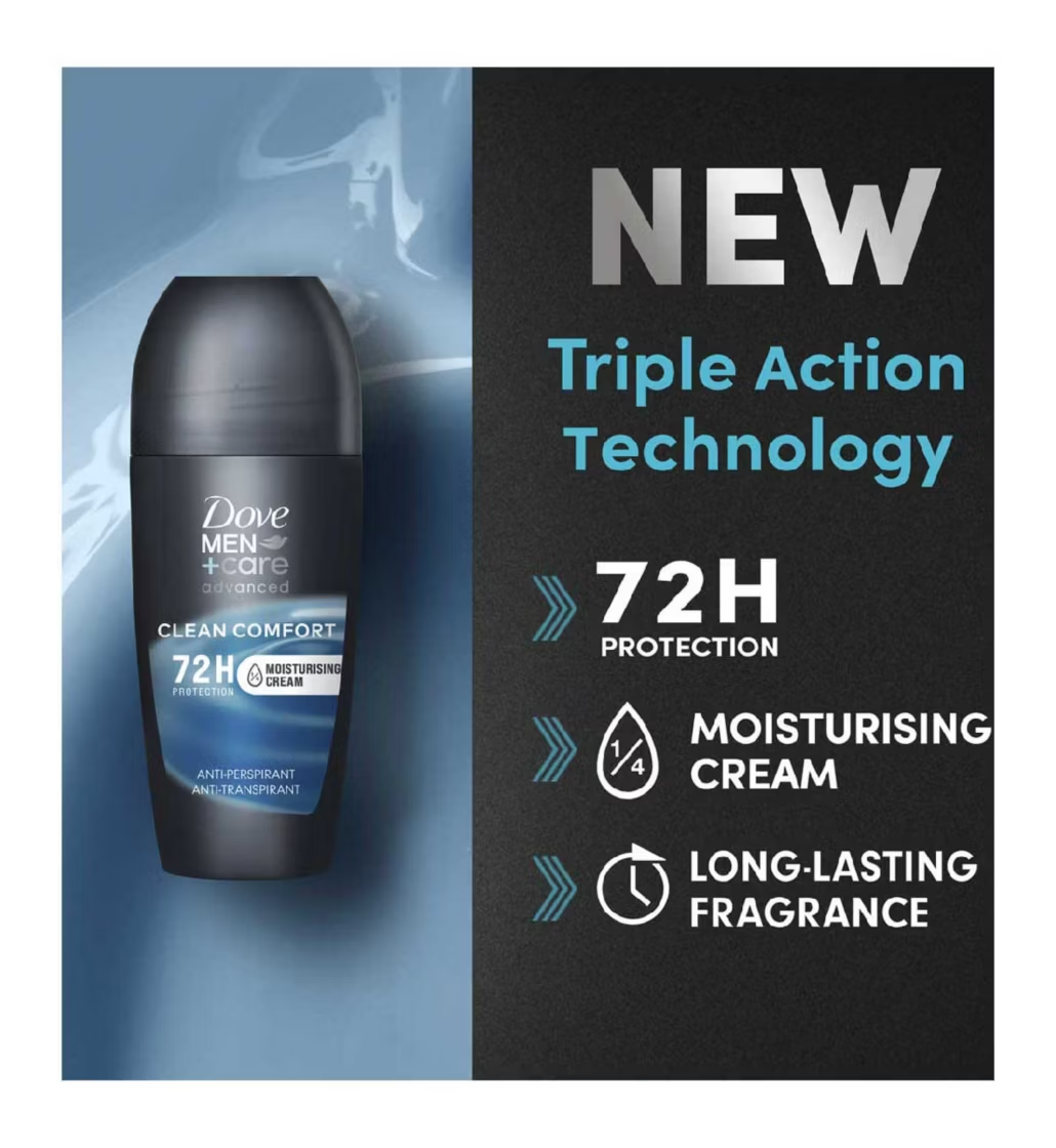 Dove Men Care Men's Antiperspirant Deodorant Clean Comfort With Triple Defense Technology, 3.8 Fl Oz - Mariano's - View #7