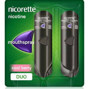 Nicorette Quickmist Cool Berry 1mg x 2